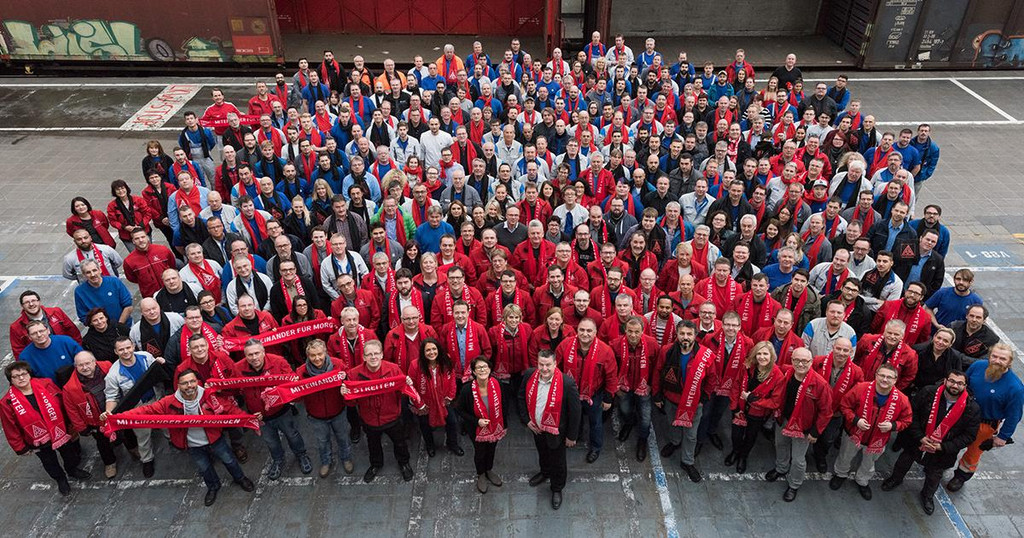 Die Kandidatinnen und Kandidaten der IG Metall holten im VW-Werk 91,1 Prozent der Stimmen. (Foto: Uwe Zucchi)